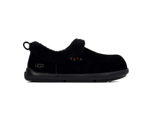 UGG WOMEN'S TASMAN SLIPPER FINISH SLIPPER BLACK