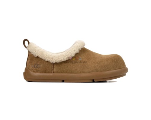 UGG WOMEN'S TASMAN SLIPPER FINISH SLIPPER CHESTNUT