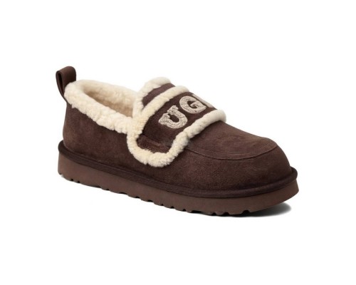 UGG WOMEN'S CLASSIC DING SLIP ON CHOCOLATE