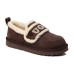 UGG WOMEN'S CLASSIC DING SLIP ON CHOCOLATE