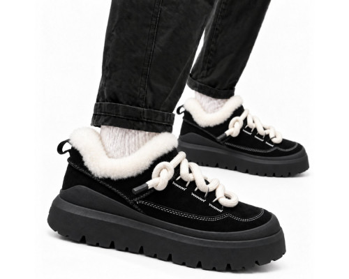 UGG MENS  HERITAGE UTILITY SNEAKER BLACK