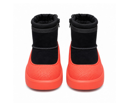 UGG KIDS  HYBRID MINI WEATHER BLACK ORANGE
