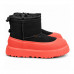 UGG KIDS  HYBRID MINI WEATHER BLACK ORANGE