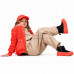 UGG KIDS  HYBRID MINI WEATHER BLACK ORANGE