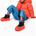UGG KIDS  HYBRID MINI WEATHER BLACK ORANGE