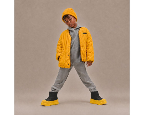 UGG KIDS  HYBRID MINI WEATHER BLACK LEATHER SUMMER