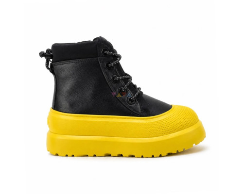 UGG KIDS HYBRID NEUMEL HYBRID LEATHER BLACK SUMMER