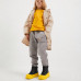 UGG KIDS HYBRID NEUMEL HYBRID LEATHER BLACK SUMMER