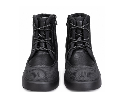 UGG KIDS HYBRID NEUMEL HYBRID LEATHER BLACK