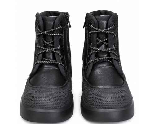 UGG KIDS HYBRID NEUMEL HYBRID LEATHER BLACK