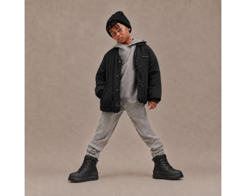 UGG KIDS HYBRID NEUMEL HYBRID LEATHER BLACK