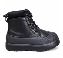 UGG KIDS HYBRID NEUMEL HYBRID LEATHER BLACK