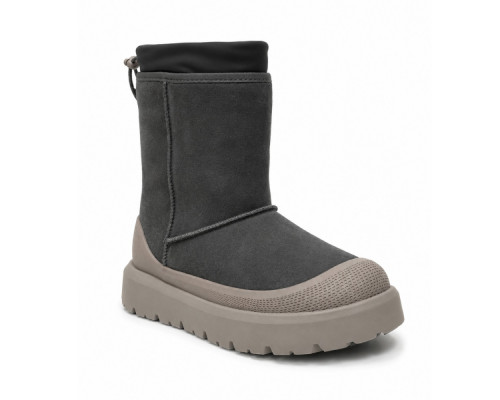 UGG CLASSIC SHORT MENS WEATHER HYBRID COBBLE GREY