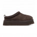 UGG WOMEN'S TASMAN TAZZ  PLATFORM CHOCOLATE