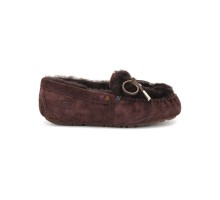 UGG MOCCASINS ANSLEY RIVERS CHOCOLATE