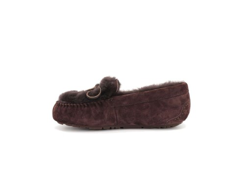 UGG MOCCASINS ANSLEY RIVERS CHOCOLATE