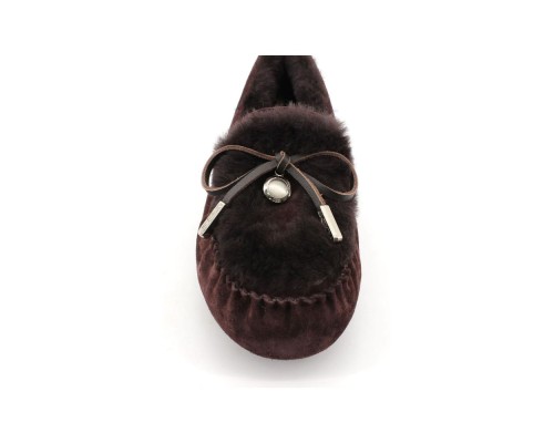 UGG MOCCASINS ANSLEY RIVERS CHOCOLATE