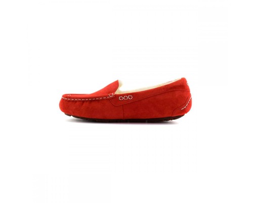 UGG MOCCASINS ANSLEY RED