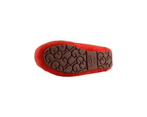 UGG MOCCASINS ANSLEY RED