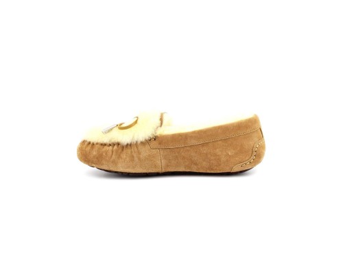 UGG MOCCASINS ANSLEY RIVERS CHESTNUT