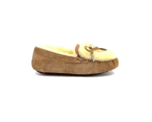 UGG MOCCASINS ANSLEY RIVERS CHESTNUT