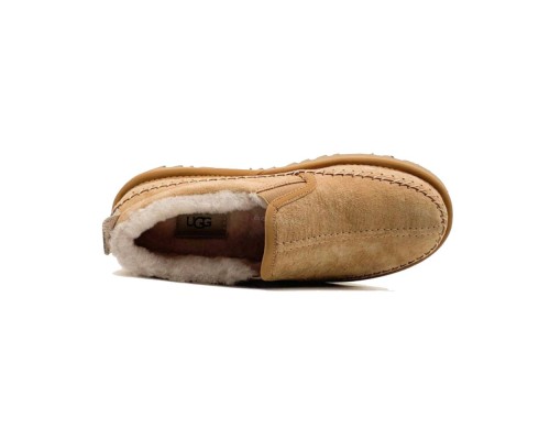 UGG STITCH SLIP ON CHESTNUT