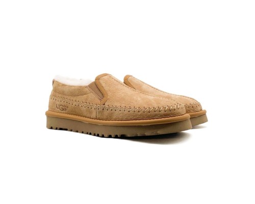 UGG STITCH SLIP ON CHESTNUT