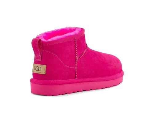 UGG WOMEN'S CLASSIC ULTRA MINI TAFFY PINK
