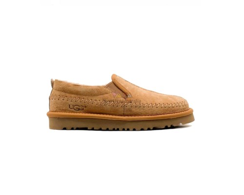 UGG STITCH SLIP ON CHESTNUT