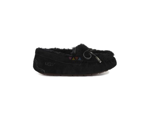 UGG MOCCASINS ANSLEY RIVERS  BLACK