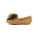 UGG MOCCASINS DAKOTA POM POM CHESTNUT