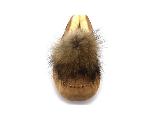 UGG MOCCASINS DAKOTA POM POM CHESTNUT