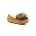 UGG MOCCASINS DAKOTA POM POM CHESTNUT