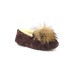 UGG MOCCASINS DAKOTA POM POM CHOCOLATE