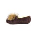 UGG MOCCASINS DAKOTA POM POM CHOCOLATE