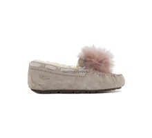 UGG MOCCASINS DAKOTA POM POM DUSK