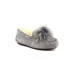 UGG MOCCASINS DAKOTA POM POM GREY