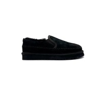 UGG STITCH SLIP ON BLACK