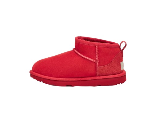 UGG KIDS ULTRA MINI SAMBA RED