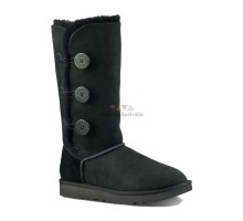 UGG BAILEY BUTTON TRIPLET II BLACK