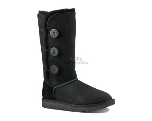 UGG BAILEY BUTTON TRIPLET II BLACK