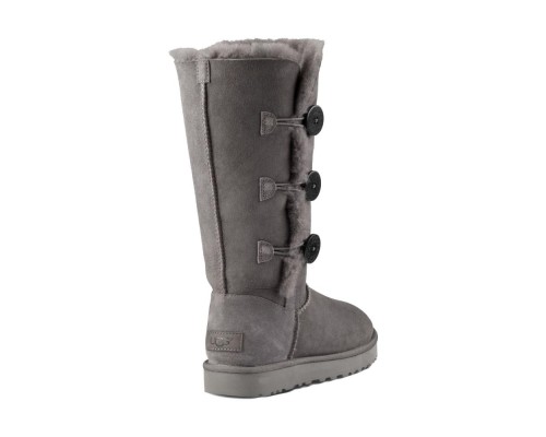 UGG BAILEY BUTTON TRIPLET GREY