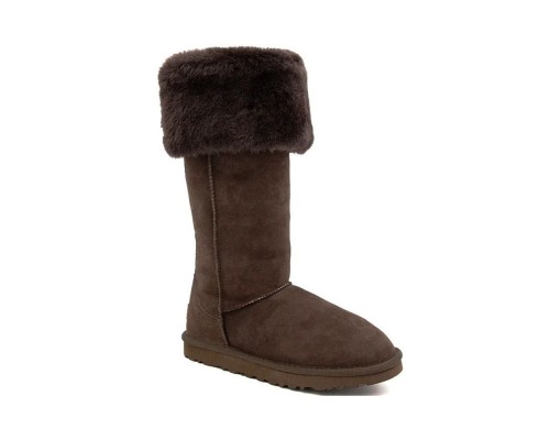 UGG OVER THE KNEE BAILEY BUTTON II CHOCOLATE