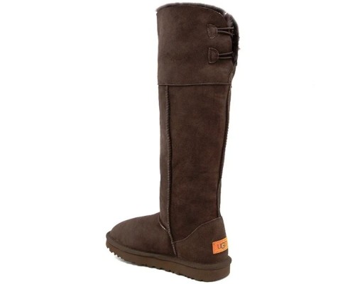 UGG OVER THE KNEE BAILEY BUTTON II CHOCOLATE