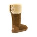 UGG OVER THE KNEE BAILEY BUTTON II CHESTNUT BOMBER