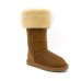 UGG OVER THE KNEE BAILEY BUTTON II CHESTNUT BOMBER