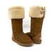UGG OVER THE KNEE BAILEY BUTTON II CHESTNUT BOMBER