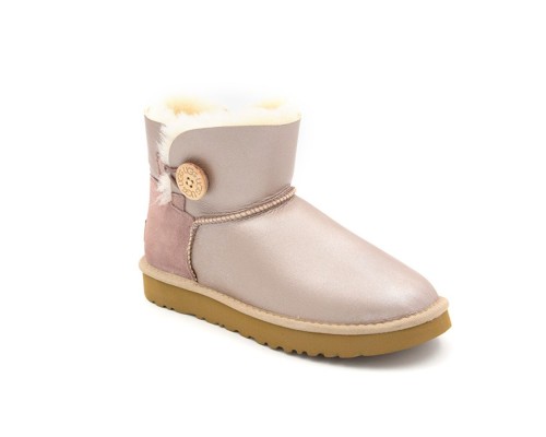 UGG WOMEN'S METALLIC MINI BAILEY BUTTON DUSK