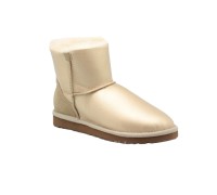 UGG WOMEN'S CLASSIC MINI II GOLD METALLIC