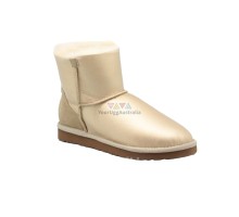 UGG WOMEN'S CLASSIC MINI II GOLD METALLIC